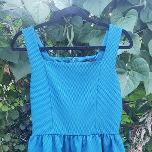 Forever 21 Blue Square Neck Dress